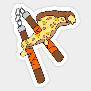 Pinapple and Ham Ninja Slice Sticker